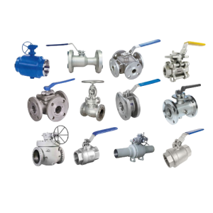 Industrial Ball Valves (Brass, Bronze, CS, SS, 2PC & 3PC)