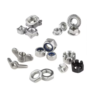 Nuts — Hex, Lock, Eye & Wing Nuts